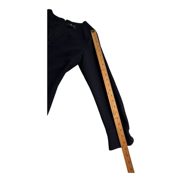 Club Monaco Women Button AccentsBlack Mini Dress Size 00 - Picture 13 of 16